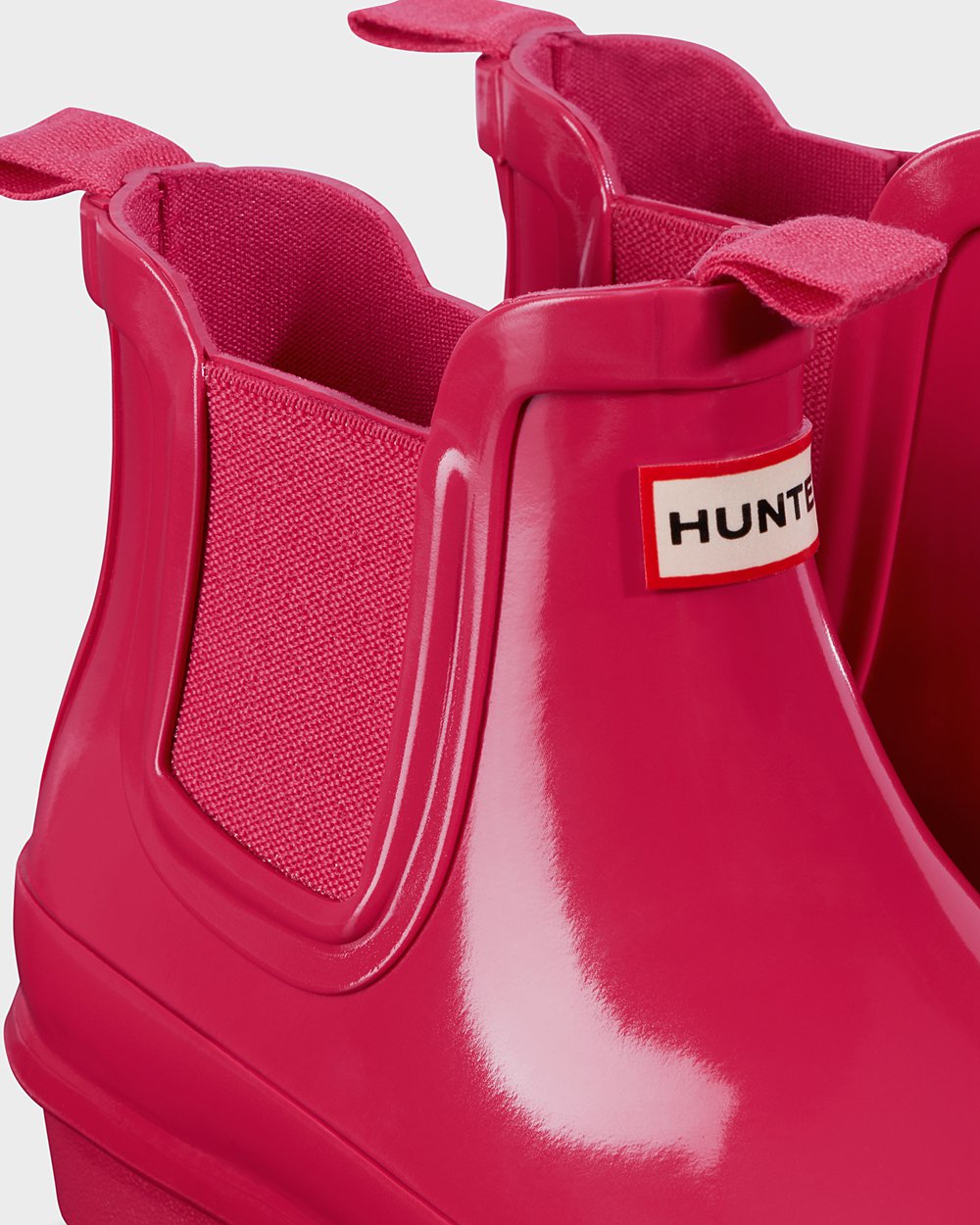 Botas Chelsea Hunter Niños - Original Big Gloss - Rosas - CZBXHTD-04